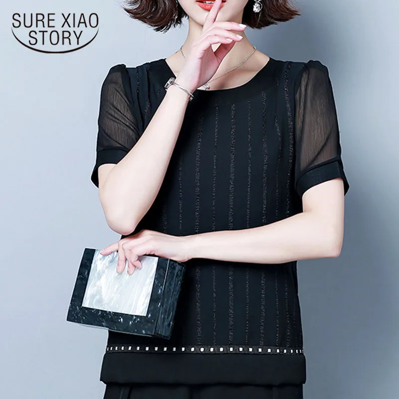 Blusas mujer de moda 2019 ladies tops plus size short chiffon blouse solid top for women shirts black shirt women tops 4536 50
Blusas mujer de moda 2019 ladies tops plus size short chiffon blouse solid top for women shirts black shirt women tops 4536 50