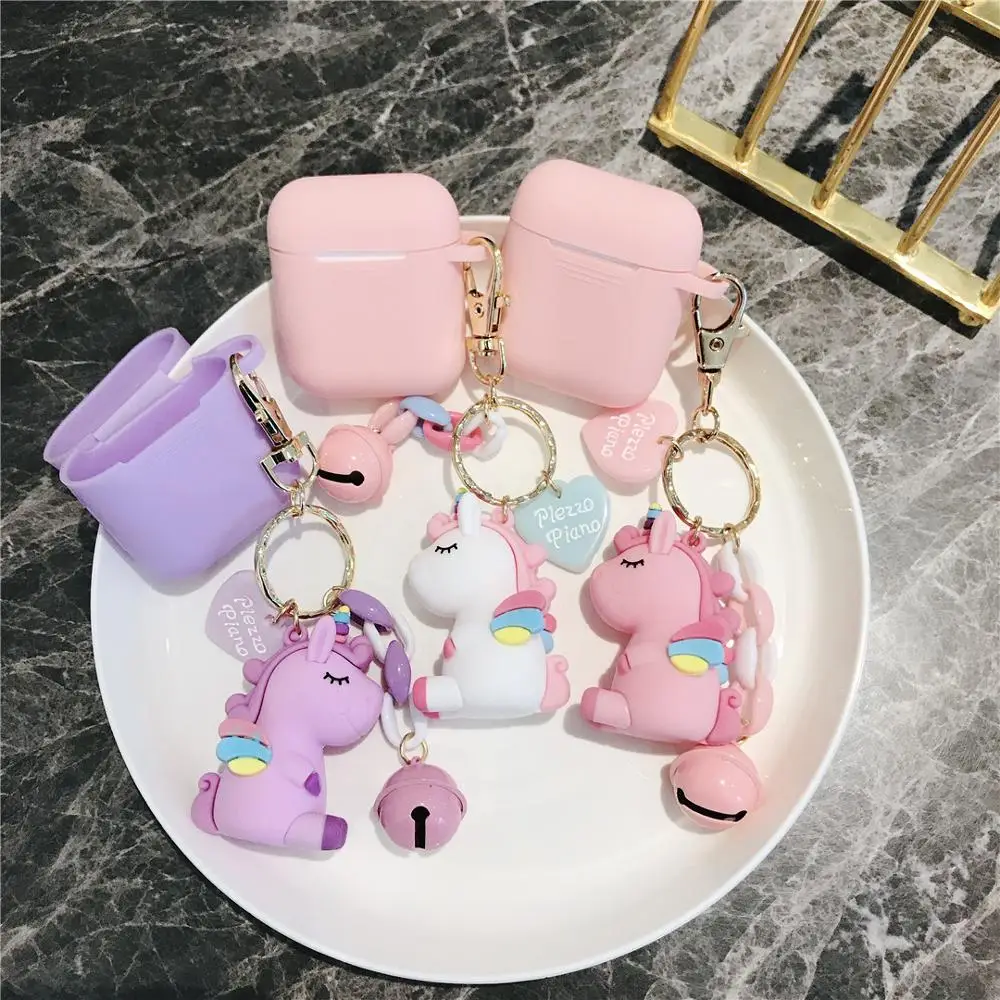 3D cartoon Dream unicorn Pendant Silicone soft case For Apple new Airpods 1/2 Cover Wireless Bluetooth Earphone protective case
3D cartoon Dream unicorn Pendant Silicone soft case For Apple new Airpods 1/2 Cover Wireless Bluetooth Earphone protective case