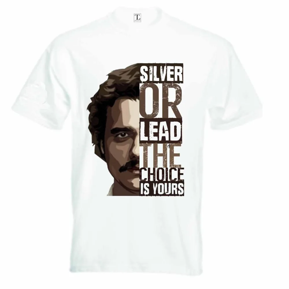 Fashion 2019 Top Tee Mens PABLO ESCOBAR LIMITED EDITION T SHIRT SILVER OR LEAD Print T Shirt
Fashion 2019 Top Tee Mens PABLO ESCOBAR LIMITED EDITION T SHIRT SILVER OR LEAD Print T Shirt