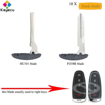 KEYECU 10PCS/Lot Replacement Smart Prox Insert Emergency Car Key Blank Blade With HU101/ FO38R Choose - FOB for Ford M3N5WY8609
KEYECU 10PCS/Lot Replacement Smart Prox Insert Emergency Car Key Blank Blade With HU101/ FO38R Choose - FOB for Ford M3N5WY8609