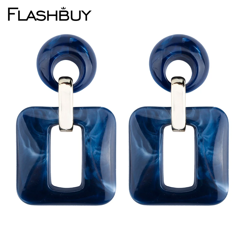 Flashbuy Fashion Acrylic Square Statement Drop Earrings For Women Resin Geometric Earrings Fashion Jewelry Trendy Accessories
Flashbuy Fashion Acrylic Square Statement Drop Earrings For Women Resin Geometric Earrings Fashion Jewelry Trendy Accessories