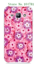 2016 Colorful Brilliant Rose Flowers Background phone Cases white hard cases for Samsung Galaxy J1/J100 cover free shipping