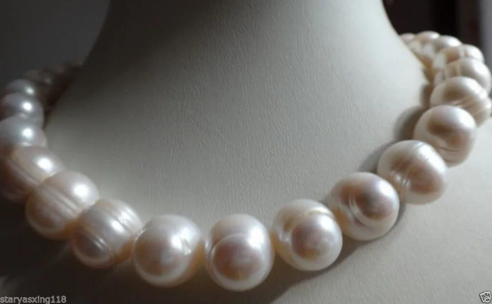 Fashion girl jewelry large 12-14 mm white baroque freshwater pearl necklace 18
Fashion girl jewelry large 12-14 mm white baroque freshwater pearl necklace 18
