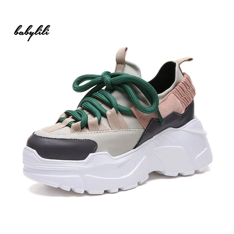 New Spring Thick soled Platform Woman Sneakers Casual Woman Shoes Fashion Korean Style Ladies Femme Lace-Up Black Autumn
New Spring Thick soled Platform Woman Sneakers Casual Woman Shoes Fashion Korean Style Ladies Femme Lace-Up Black Autumn