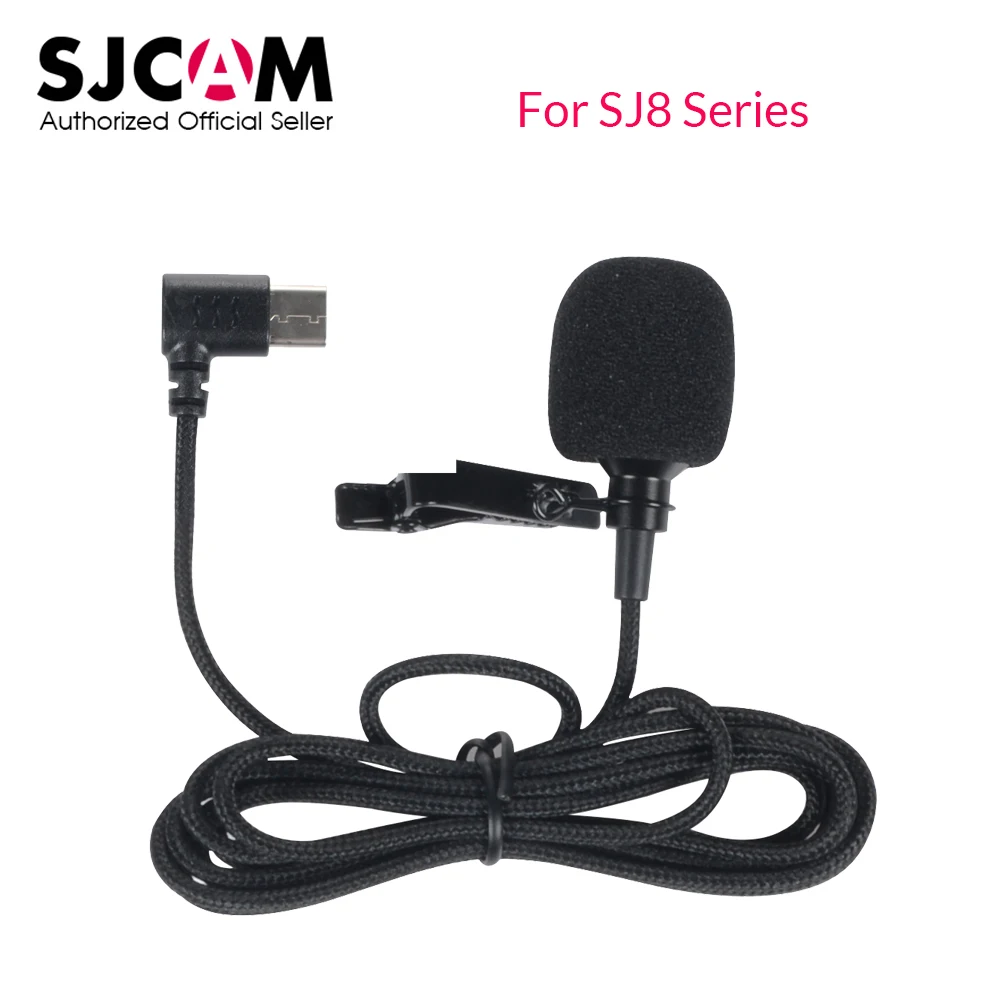 Original SJCAM SJ8/SJ9 Series Accessories Type C External Microphone for SJCAM SJ8 Pro/Plus/Air SJ9 Strike/Max Action Camera
Original SJCAM SJ8/SJ9 Series Accessories Type C External Microphone for SJCAM SJ8 Pro/Plus/Air SJ9 Strike/Max Action Camera