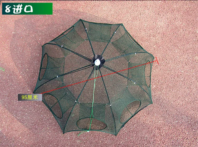 Folded Portable Hexagon 4/6/8/10 Hole Automatic Fishing Shrimp Trap Fishing Net Fish Shrimp Minnow Crab Baits Cast Mesh Trap
Folded Portable Hexagon 4/6/8/10 Hole Automatic Fishing Shrimp Trap Fishing Net Fish Shrimp Minnow Crab Baits Cast Mesh Trap