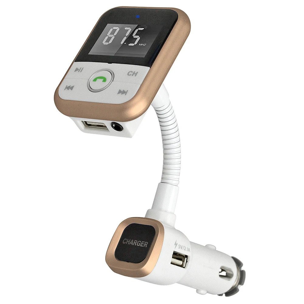 Lonleap New Wireless Bluetooth Car Kit FM Transmitter USB Charger Car MP3 Player Support USB SD Card with 3.5mm Line-in jack
Lonleap New Wireless Bluetooth Car Kit FM Transmitter USB Charger Car MP3 Player Support USB SD Card with 3.5mm Line-in jack