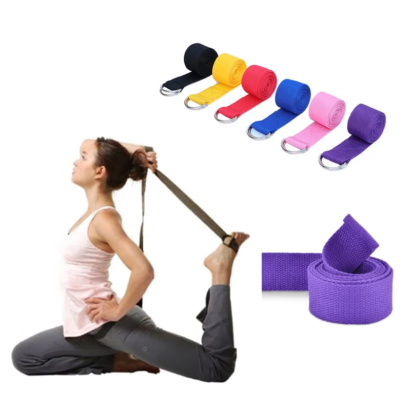 New Style Yoga Stretch Strap 183cm*3.8cm D-Ring Belt Fitness Exercise Gym Rope Figure Waist Leg Resistance Bands Fitness Belt
New Style Yoga Stretch Strap 183cm*3.8cm D-Ring Belt Fitness Exercise Gym Rope Figure Waist Leg Resistance Bands Fitness Belt