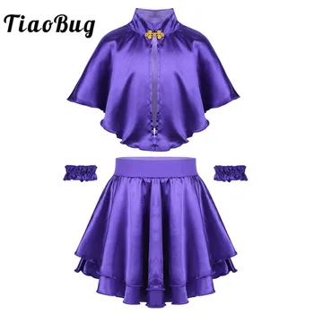 TiaoBug Kids Girls Greatest Show Costume Purple Cape with Skirt Wristband Fancy Dress Set Theatre Musical Cosplay Party Dress Up
TiaoBug Kids Girls Greatest Show Costume Purple Cape with Skirt Wristband Fancy Dress Set Theatre Musical Cosplay Party Dress Up