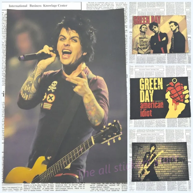 Vintage Retro green day rock band music Guitar Matte Kraft Paper Antique Poster Wall Sticker Home Decora/1027
Vintage Retro green day rock band music Guitar Matte Kraft Paper Antique Poster Wall Sticker Home Decora/1027