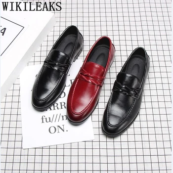 Italian Shoes Men Loafers Men Brand Shoes Wedding Mens Shoes Formal Coiffeur Sepatu Slip On Pria Zapatillas De Hombre Ayakkabi 
Italian Shoes Men Loafers Men Brand Shoes Wedding Mens Shoes Formal Coiffeur Sepatu Slip On Pria Zapatillas De Hombre Ayakkabi