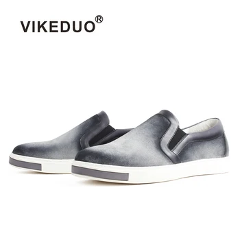 VIKEDUO Casual Loafers Men Luxury Brand Handmade Flat Rubber Sole Cow Suede Mans Footwear Slip-On Soft Sports Loafer Shoes Male 
VIKEDUO Casual Loafers Men Luxury Brand Handmade Flat Rubber Sole Cow Suede Mans Footwear Slip-On Soft Sports Loafer Shoes Male