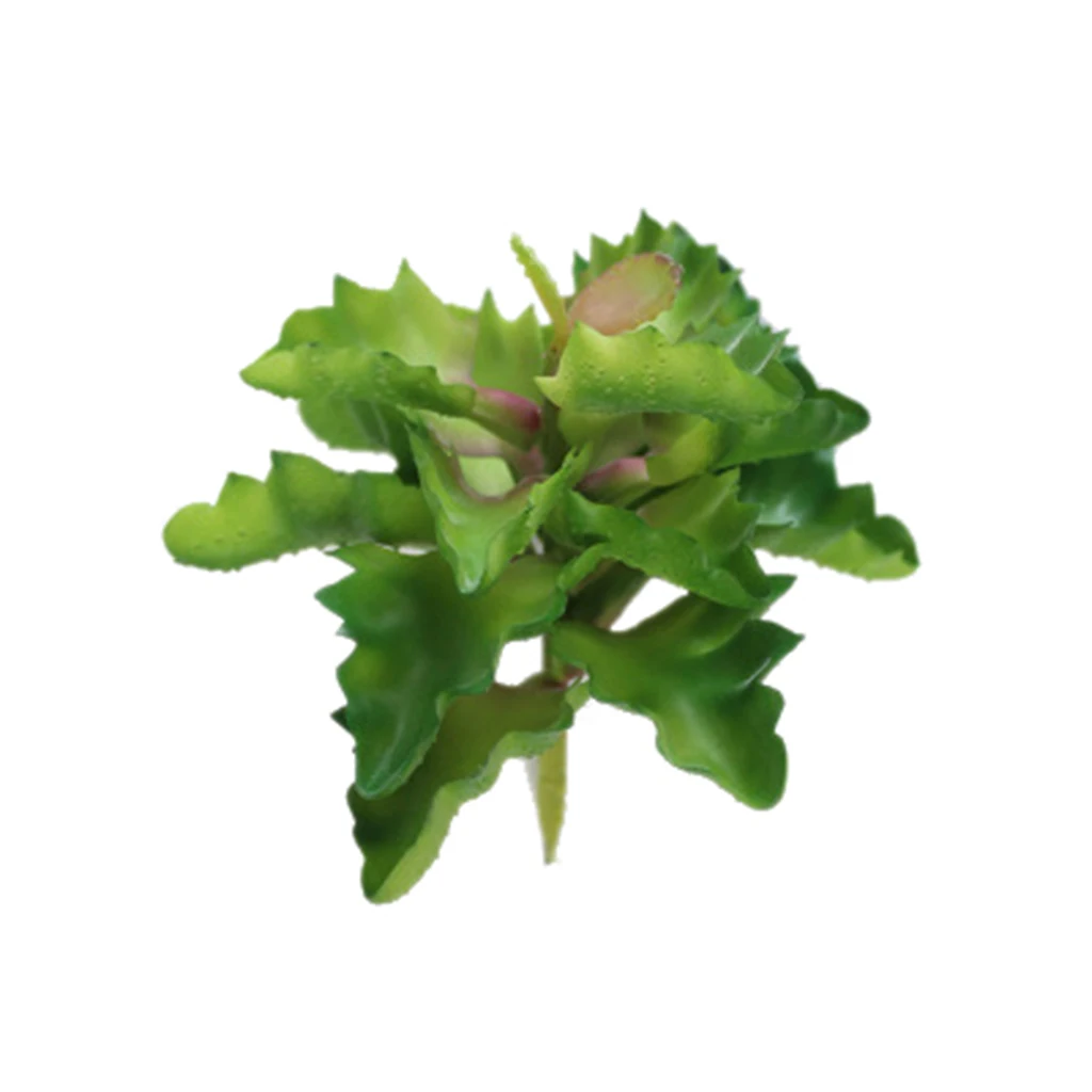 Lifelike Sedum Artificial Succulent Bunch Fruit Big Leaf Plants Decor Green Lifelike Sedum Artificial Succulent Bunch Fruit Big Leaf Plants Decor Green