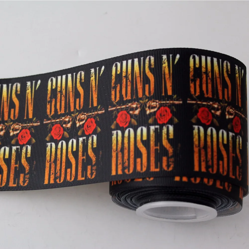 GUNS&ROSE printed grosgrain ribbon 75mm 10 25 50 yards sewing DIY accessories gift wrap band wedding ribbons
GUNS&ROSE printed grosgrain ribbon 75mm 10 25 50 yards sewing DIY accessories gift wrap band wedding ribbons
