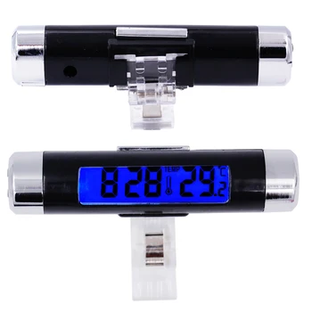 10pcs Air Outlet Clip-on 2 in 1 Digital LCD Car Clock Thermometer display temp temperature meter 19%off
10pcs Air Outlet Clip-on 2 in 1 Digital LCD Car Clock Thermometer display temp temperature meter 19%off