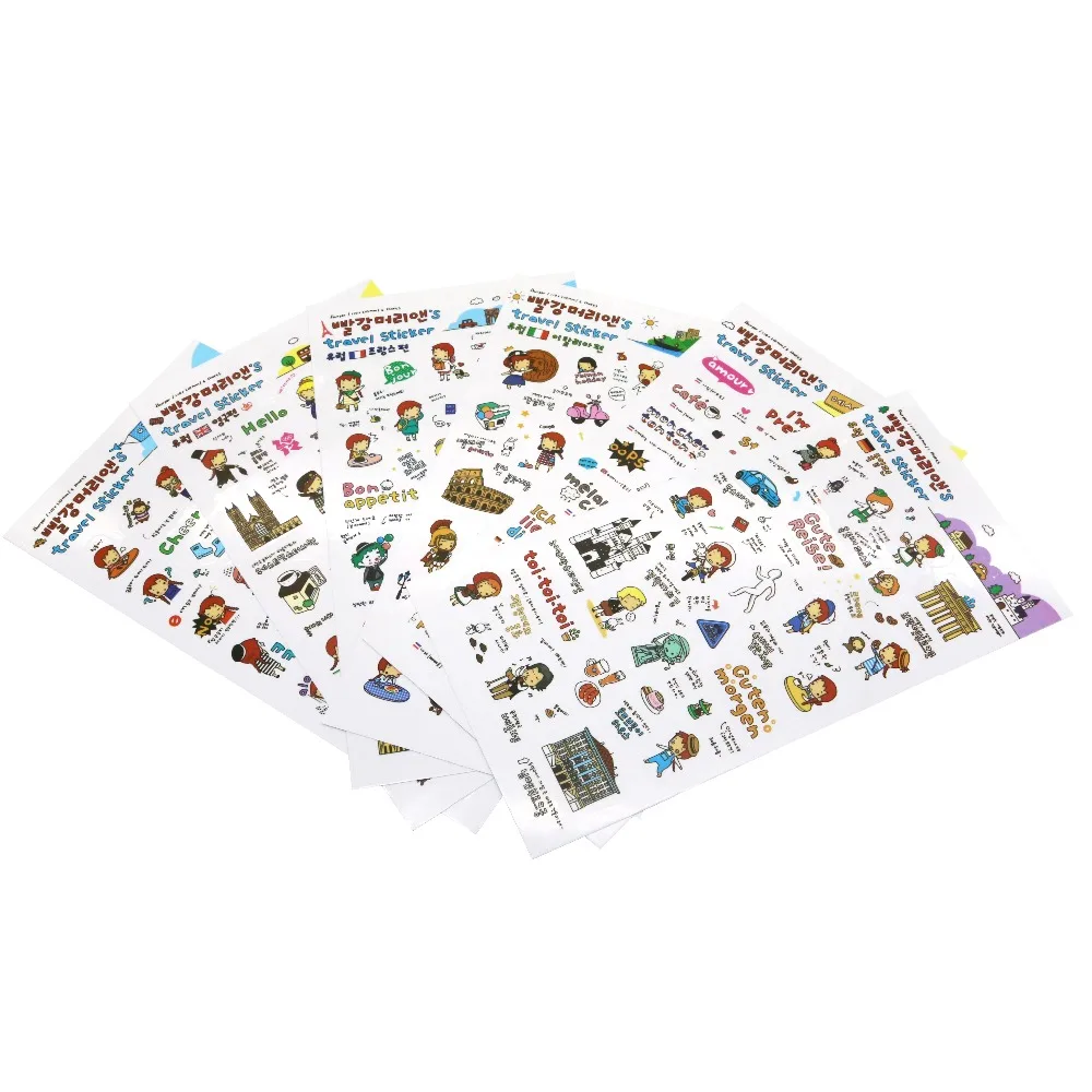 6 Pcs/sets New Korea Creative Cartoon Transparent Sticker Albums Diary Kawaii Pvc Sticker School Supplies Baking Stickers
6 Pcs/sets New Korea Creative Cartoon Transparent Sticker Albums Diary Kawaii Pvc Sticker School Supplies Baking Stickers