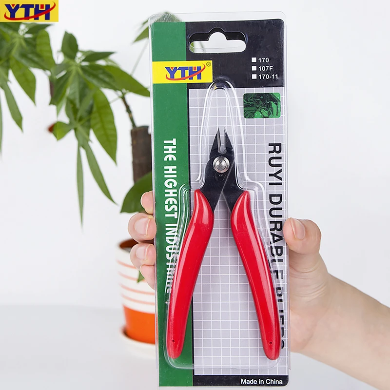 YTH 170 mini alicate Electronic Diagonal Pliers Side Cutting Nippers Wire Cutter crimping Tools nippers multitools multifunction
YTH 170 mini alicate Electronic Diagonal Pliers Side Cutting Nippers Wire Cutter crimping Tools nippers multitools multifunction