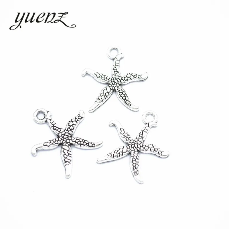 YuenZ 30 pcs Charms for Necklace Jewelry Making Trendy Tibetan silver Starfish Charms Metal Pendants 18*17mm D7111
YuenZ 30 pcs Charms for Necklace Jewelry Making Trendy Tibetan silver Starfish Charms Metal Pendants 18*17mm D7111