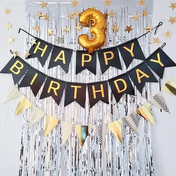 Baby Shower Happy Birthday Banner Pink Gold Paper Garland Boy Girl Favors Christening Birthday Decoration Kids Party Supplies 
Baby Shower Happy Birthday Banner Pink Gold Paper Garland Boy Girl Favors Christening Birthday Decoration Kids Party Supplies