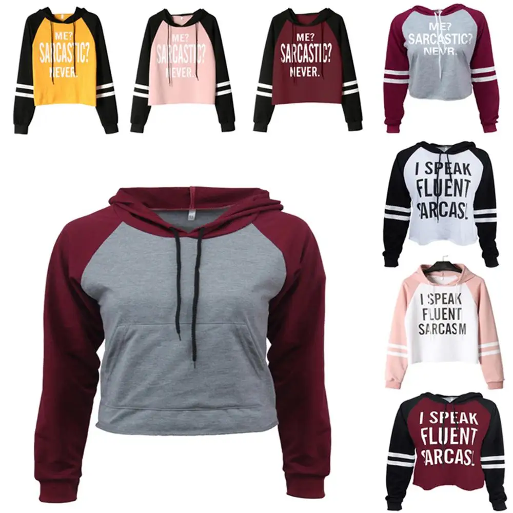 2019 New Women's Short Hooded Long-Sleeved Letter Print Sweatshirts High Quality Size XS S M L XL
2019 New Women's Short Hooded Long-Sleeved Letter Print Sweatshirts High Quality Size XS S M L XL