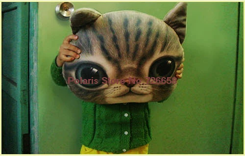 Image X DOLL 2014 new cute animal pattern fashion printing cat resume Cushion Tree Stump Wood pillow Cushion