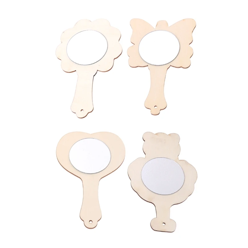DIY White Wood Mold Mirror Painting Handmade Craft Kids Toys Trinket Material Sum
DIY White Wood Mold Mirror Painting Handmade Craft Kids Toys Trinket Material Sum