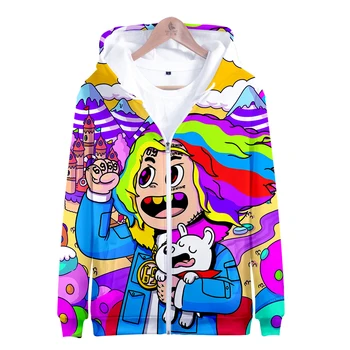Summer Sweatshirts 2019 Free 6ix9ine LuckyFriday 3d Zipper Sweatshirt Harajuku Tracksuit Loose Hoodie Sweatshirts Men/Women
Summer Sweatshirts 2019 Free 6ix9ine LuckyFriday 3d Zipper Sweatshirt Harajuku Tracksuit Loose Hoodie Sweatshirts Men/Women
