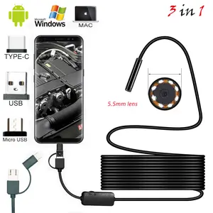 Endoscope Camera Wire Mini Waterproof for Android-Type-C/usb Led-Lighting 1m 2M Endoscope Camera Wire Mini Waterproof for Android-Type-C/usb Led-Lighting 1m 2M