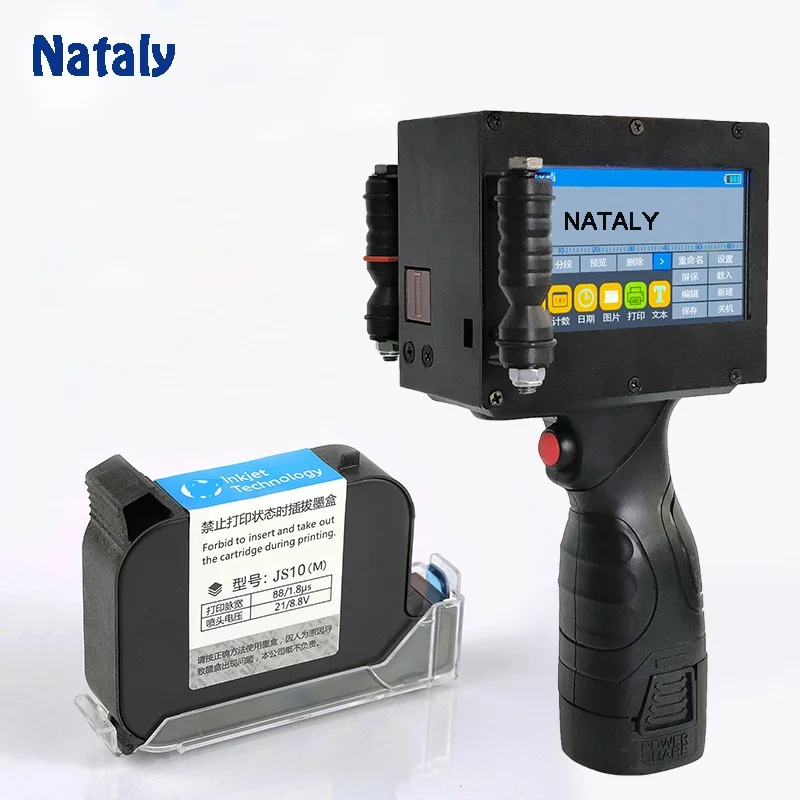 Nataly MX3 Hand Operated Batch Coding Machine Handjet Dod Inkjet Printer Wifi Bluetooth Barcode Printer
Nataly MX3 Hand Operated Batch Coding Machine Handjet Dod Inkjet Printer Wifi Bluetooth Barcode Printer