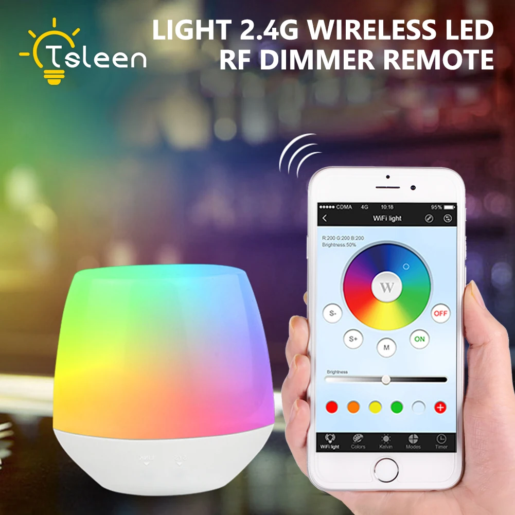 TSLEEN Milight 2.4G WIFI LED Controller IBox RF Touch Remote 2W RGB Controller Dimmer for RGB RGBW LED Strip Light DC 5V
TSLEEN Milight 2.4G WIFI LED Controller IBox RF Touch Remote 2W RGB Controller Dimmer for RGB RGBW LED Strip Light DC 5V