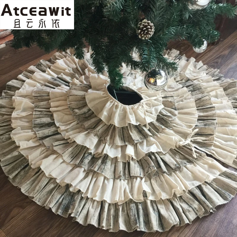 1pc127cmLinen bark Christmas Tree Skirts Folding cake skirt Merry Christmas Decoration for Home Tree Skirts New Year Decoration
1pc127cmLinen bark Christmas Tree Skirts Folding cake skirt Merry Christmas Decoration for Home Tree Skirts New Year Decoration