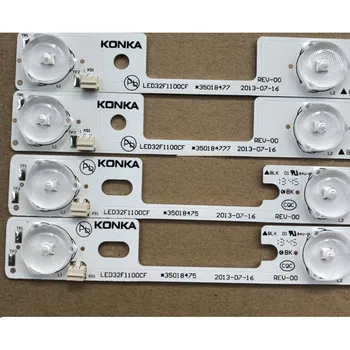New 4 Pieces/lot LED strips for TV LED32F1160CF LED32F1100CF 35019911 35019908 35018475 35018477 4 LEDs*3V=330mm 3 LEDs*3V 238mm
New 4 Pieces/lot LED strips for TV LED32F1160CF LED32F1100CF 35019911 35019908 35018475 35018477 4 LEDs*3V=330mm 3 LEDs*3V 238mm