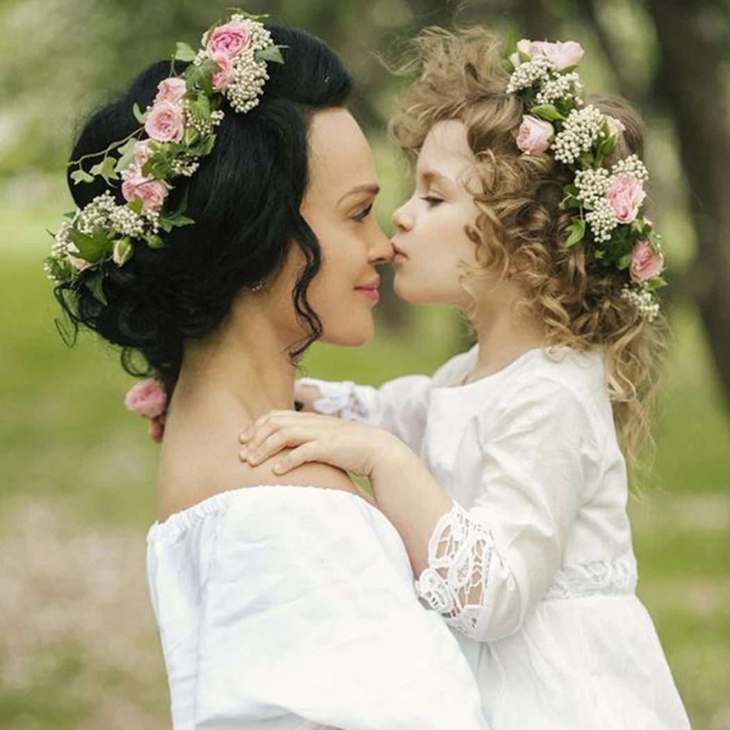 Mom And Me Flower Headband 2018 Newborn Headband Flower Crown Mother Kids Matching Garland Hair Band Accessories
Mom And Me Flower Headband 2018 Newborn Headband Flower Crown Mother Kids Matching Garland Hair Band Accessories