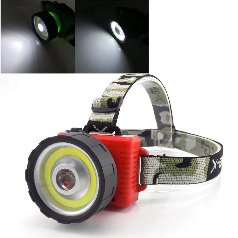 2 way COB + Led fishing headlamp headlight flashlight high power AA head light lamp torch lampe frontale for camping fishing
2 way COB + Led fishing headlamp headlight flashlight high power AA head light lamp torch lampe frontale for camping fishing