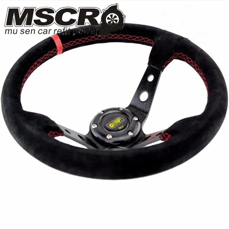 OMP Steering Wheel 14inch 350mm OMP Deep Corn Drifting Steering Wheel / Suede Leather Steering wheels
OMP Steering Wheel 14inch 350mm OMP Deep Corn Drifting Steering Wheel / Suede Leather Steering wheels