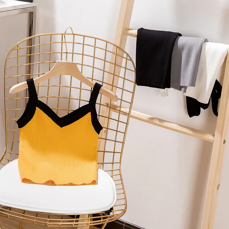 2019 Camis Women vest tank top summer spaghetti strap camisole sleeveless knitted Female casual black white black gray 2019
2019 Camis Women vest tank top summer spaghetti strap camisole sleeveless knitted Female casual black white black gray 2019