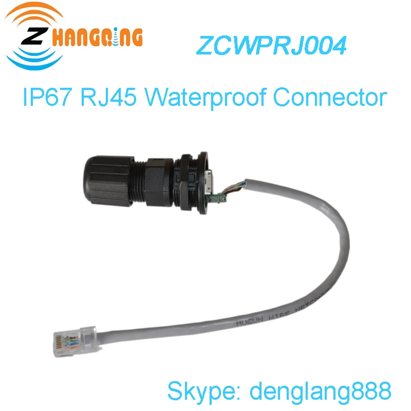 PCB IP67 M25 Ethernet LAN RJ45 водонепроницаемый разъем кабель витой пары | Безопасность и