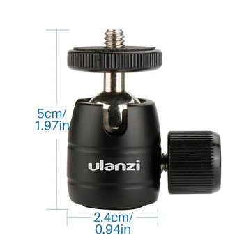 Ulanzi U-30 Mini Ball Head CNC Tripod Ball Head for iPhone Vloging Mini Tripod Monopod lightweight Cameras and Smartphones
Ulanzi U-30 Mini Ball Head CNC Tripod Ball Head for iPhone Vloging Mini Tripod Monopod lightweight Cameras and Smartphones