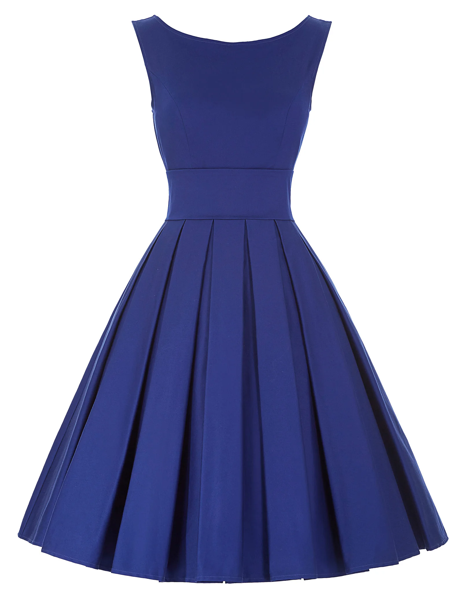 50s Dress Swing A Line Women Sleeveless Crew-neck V-back Wide Waistband Office Look Daily Look Vintage Fashion 
50s Dress Swing A Line Women Sleeveless Crew-neck V-back Wide Waistband Office Look Daily Look Vintage Fashion