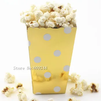24pcs Polka Dot Gold Foil Paper Popcorn Boxes,Metallic Party Favor Boxes,Candy Snack Treat Cups,Carton,Wedding Favor Box,Holiday
24pcs Polka Dot Gold Foil Paper Popcorn Boxes,Metallic Party Favor Boxes,Candy Snack Treat Cups,Carton,Wedding Favor Box,Holiday