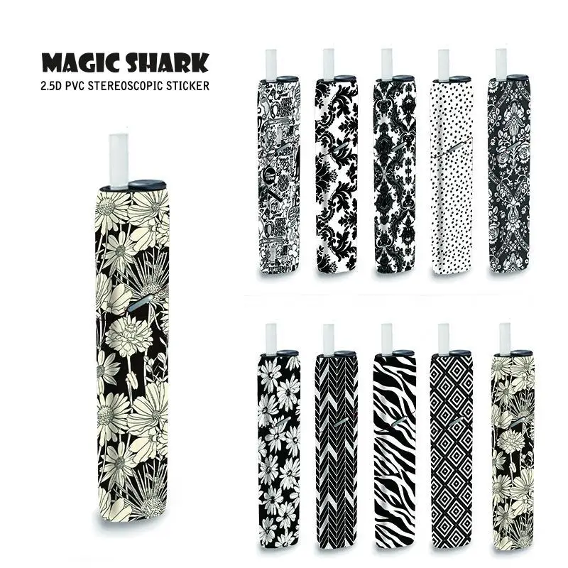Magic Shark Stereo Flower Cell Film Sticker For Electronic Cigarette IQOS 3 IQOS3 Multi Printing Label Sticker Skin Black White
Magic Shark Stereo Flower Cell Film Sticker For Electronic Cigarette IQOS 3 IQOS3 Multi Printing Label Sticker Skin Black White