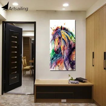 Wall Art Poster Paintings 1 Piece watercolor horses horse animal colorful Pictures Home Decor For Living Room Framework
Wall Art Poster Paintings 1 Piece watercolor horses horse animal colorful Pictures Home Decor For Living Room Framework