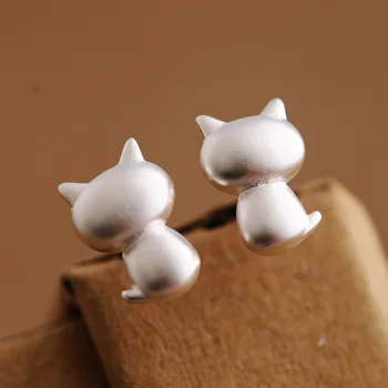925 Sterling Silver Lovely Cat Earrings Sterling Silver Jewelry For Women Pendientes Brincos Fashion Jewelry 
925 Sterling Silver Lovely Cat Earrings Sterling Silver Jewelry For Women Pendientes Brincos Fashion Jewelry