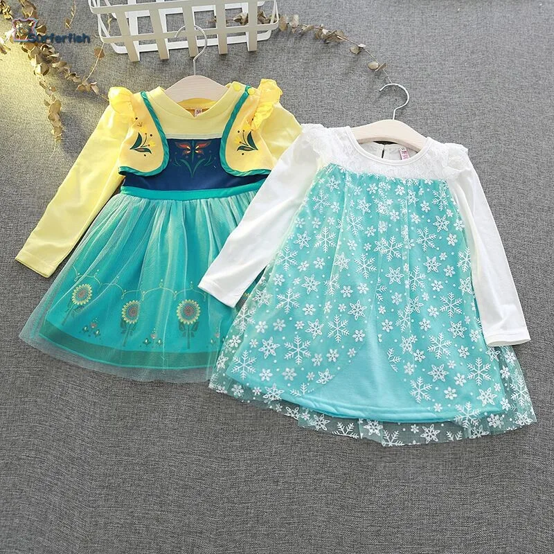 Retail Wholesale little girls kids Children Kids Baby Holiday Dress Cosplay Long Sleeve Elsa Anna Casual Dress with Cape
Retail Wholesale little girls kids Children Kids Baby Holiday Dress Cosplay Long Sleeve Elsa Anna Casual Dress with Cape