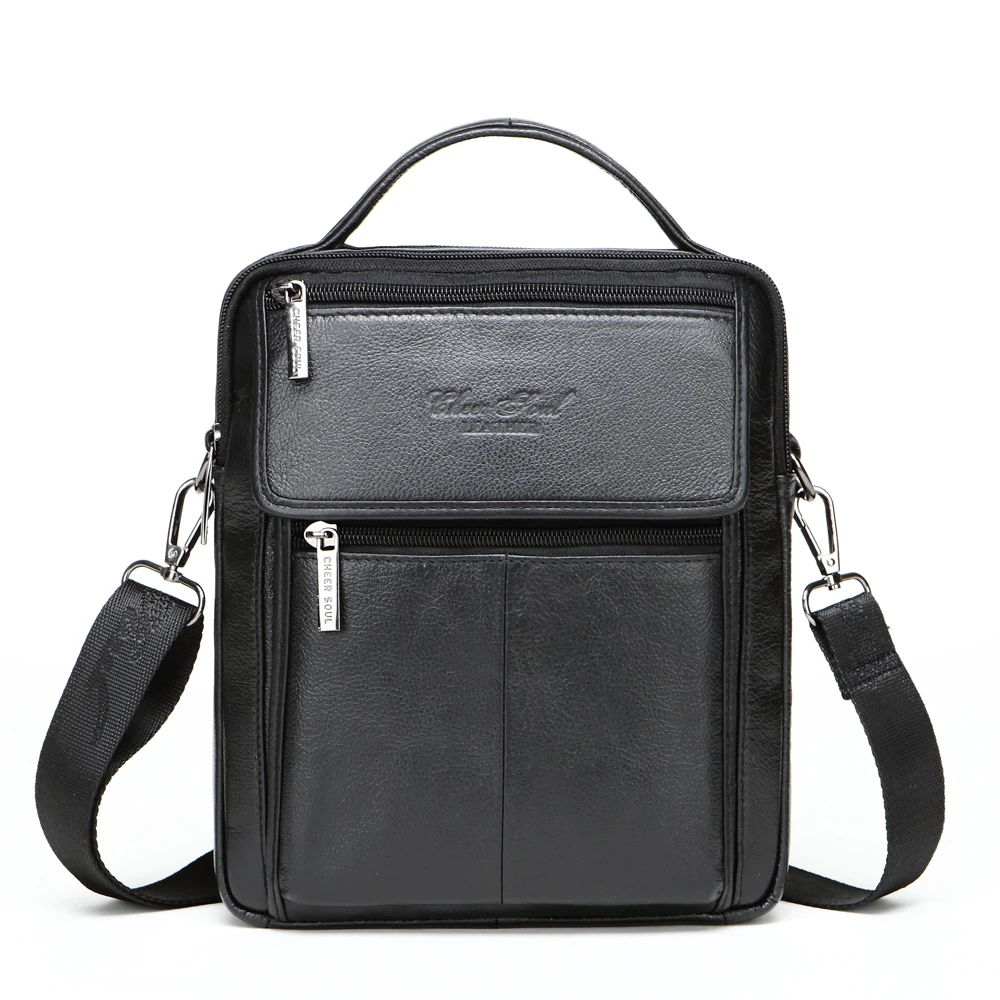 CHEER SOUL New Genuine Leather Messenger Bags for Men Casual Business Shoulder Bag Trave Small Crossbody Bags Briefcase Handbags
CHEER SOUL New Genuine Leather Messenger Bags for Men Casual Business Shoulder Bag Trave Small Crossbody Bags Briefcase Handbags