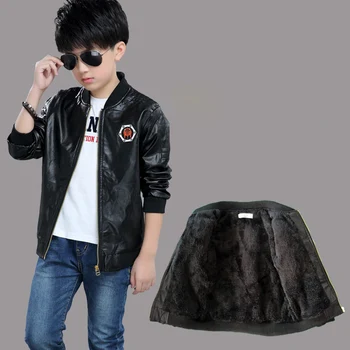 2017 Boys Outerwear Coats Children's PU Jackets Velvet Winter Kids Baby Boy Leather Coats And Jackets Fit 3 ~15 Years Old TZ146
2017 Boys Outerwear Coats Children's PU Jackets Velvet Winter Kids Baby Boy Leather Coats And Jackets Fit 3 ~15 Years Old TZ146
