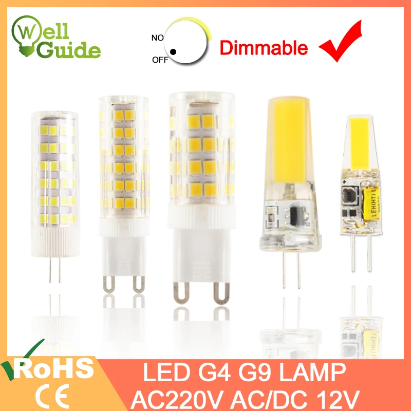 1pcs/5pcs LED Lamp G4 G9 led bulb Dimmable AC/DC 12V 220V 3W 6W 10W COB SMD LED G4 G9 Ceramic Replace Halogen Light Chandelier
1pcs/5pcs LED Lamp G4 G9 led bulb Dimmable AC/DC 12V 220V 3W 6W 10W COB SMD LED G4 G9 Ceramic Replace Halogen Light Chandelier