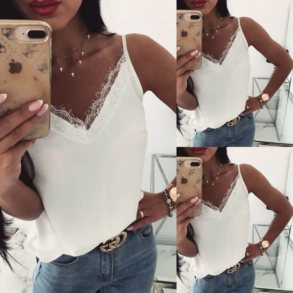Hot Women Summer Loose Simple Casual Tanks Camis Lace Patchwork Backless Unique Bow Design Top Sleeveless Daily Leisure Cami
Hot Women Summer Loose Simple Casual Tanks Camis Lace Patchwork Backless Unique Bow Design Top Sleeveless Daily Leisure Cami