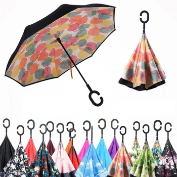Windproof Reverse Folding Double Layer Inverted Chuva Umbrella Self Stand Rain Protection C-Hook Hands For Car S2017230
Windproof Reverse Folding Double Layer Inverted Chuva Umbrella Self Stand Rain Protection C-Hook Hands For Car S2017230