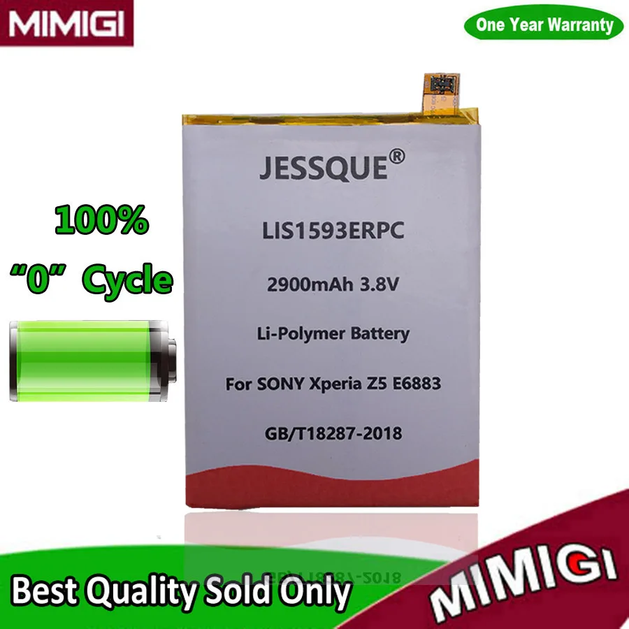 Original 2900mAh LIS1543ERPC Battery For Xperia Z5 E6603 E6653 E6633 E6683 E6883 Batterie For SONY Z 5 Accumulator AKKU ACCU
Original 2900mAh LIS1543ERPC Battery For Xperia Z5 E6603 E6653 E6633 E6683 E6883 Batterie For SONY Z 5 Accumulator AKKU ACCU